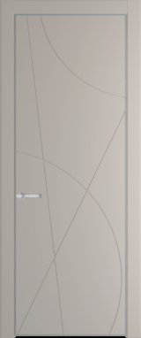 Межкомнатная дверь Profil Doors 4 PA Серебро Сэнд