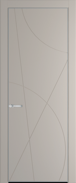 Межкомнатная дверь Profil Doors 4 PA Серебро Сэнд