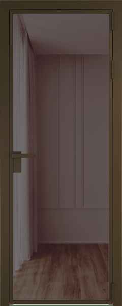Алюминиевая дверь Profil Doors 1 AG Деорэ Золотистая бронза