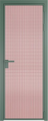 Алюминиевая дверь Profil Doors 1 AG Зеленый воск Мору Розовое