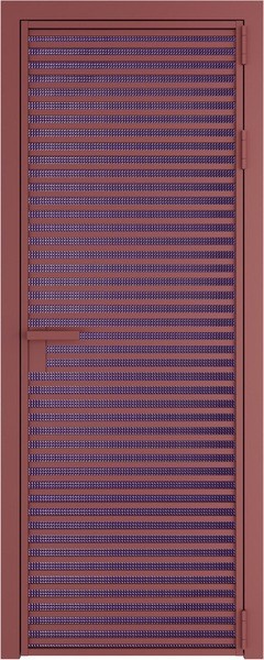 Алюминиевая дверь Profil Doors 12 AG Красный антрацит Кризет Фиолетовый