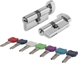 Цилиндровый Punto (Пунто) механизм MaxPro7002Knob70mm(30+10+30) CP хром 7key с вертушкой