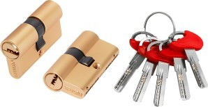Цилиндровый Fuaro (Фуаро) механизм (D-PRO500/60) D-PRO5000Key60(25+10+25) SSG-39 сатинированное золото 5Key