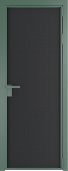 Алюминиевая дверь Profil Doors Orange 1 AP.O Блэк элегант Зеленый воск