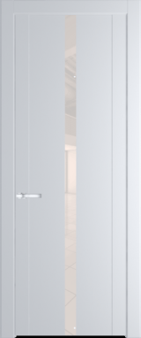 Межкомнатная дверь Profil Doors 1.8 P Lacobel Перламутровый лак Вайт (RAL 110 96 02)