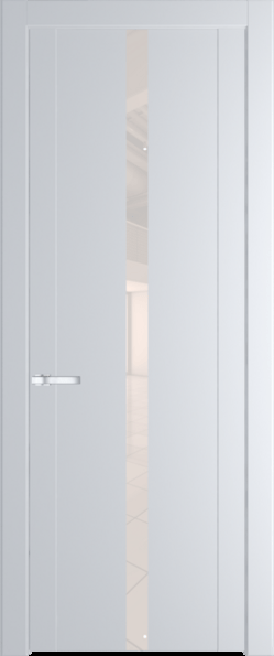 Межкомнатная дверь Profil Doors 1.8 P Lacobel Перламутровый лак Вайт (RAL 110 96 02)
