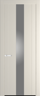 Межкомнатная дверь Profil Doors 1.9 P Монохром серебро (серебро матлак) Кремовая Магнолия (RAL 120-04)