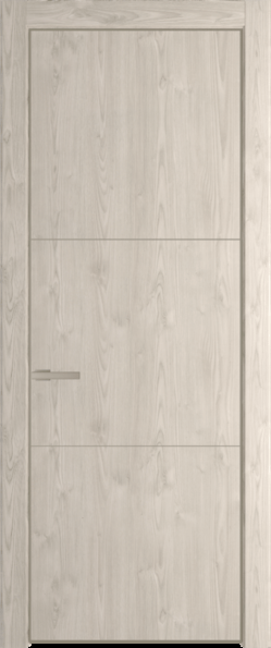 Межкомнатная дверь Profil Doors 13 NA Никель матовый Каштан светлый
