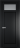 Межкомнатная дверь Profil Doors 3.3.2 PM Прозрачное Блэк