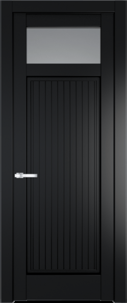 Межкомнатная дверь Profil Doors 3.3.2 PM Прозрачное Блэк