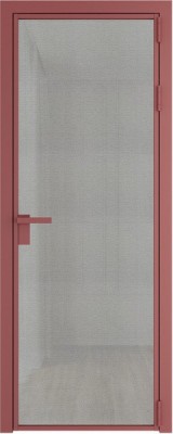 Алюминиевая дверь Profil Doors 1 AG Красный антрацит Рэте
