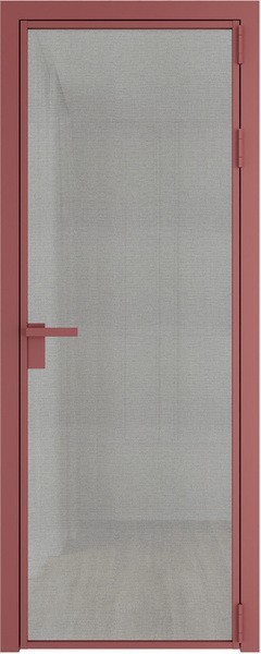 Алюминиевая дверь Profil Doors 1 AG Красный антрацит Рэте