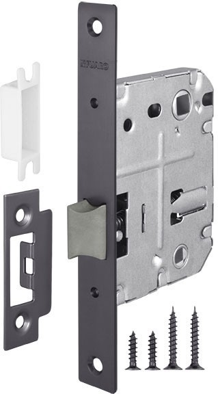 Защелка Fuaro (Фуаро) врезная PLASTP72-50 (P72-50) GR графит
