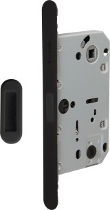 Магнитная Armadillo (Армадилло) защелка WC с ответной планкой GRAVITY.PRO G01.196.50.96 BL черный
