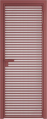 Алюминиевая дверь Profil Doors 12 AG Красный антрацит Кризет
