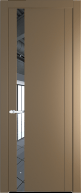 Межкомнатная дверь Profil Doors 1.2 P Зеркало Перламутр золото