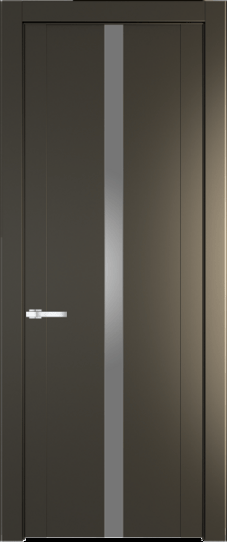 Межкомнатная дверь Profil Doors 1.8 P Монохром серебро (серебро матлак) Перламутр бронза