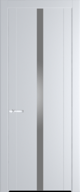 Межкомнатная дверь Profil Doors 1.8 P Lacobel Серебряный лак Вайт (RAL 110 96 02)