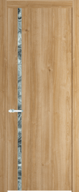 Межкомнатная дверь Profil Doors 21 NW Атриум серебро Дуб Карамель