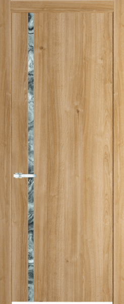 Межкомнатная дверь Profil Doors 21 NW Атриум серебро Дуб Карамель