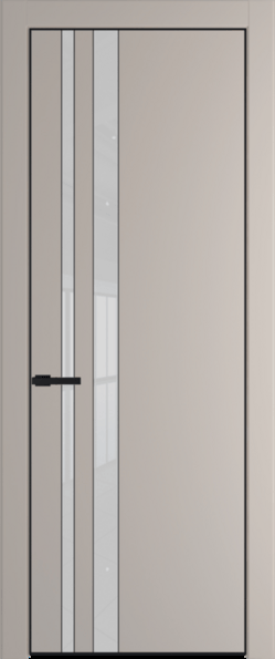 Межкомнатная дверь Profil Doors 20 PA Черный матовый RAL9005 Лак классик Сэнд