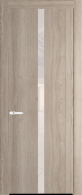 Межкомнатная дверь Profil Doors 1.8 N Lacobel Перламутровый лак Дуб Сонома
