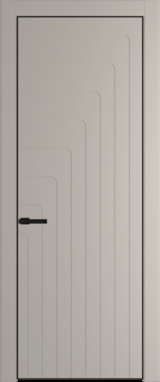 Межкомнатная дверь Profil Doors 10 PA Черный матовый Сэнд