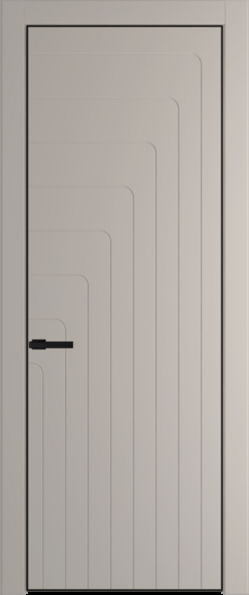 Межкомнатная дверь Profil Doors 10 PA Черный матовый Сэнд