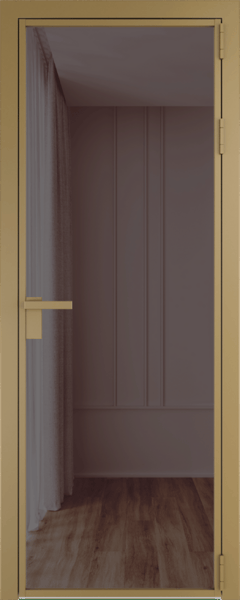 Алюминиевая дверь Profil Doors 1 AG Золото Золотистая бронза
