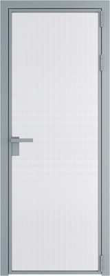 Алюминиевая дверь Profil Doors 1 AG Серебро Мору Белый