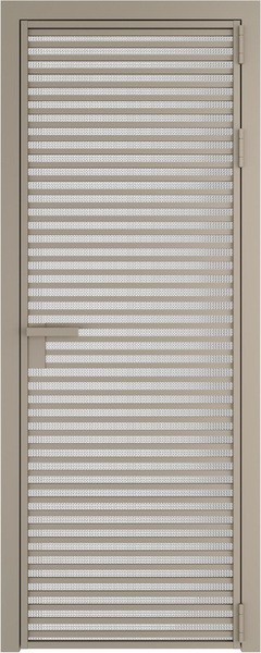 Алюминиевая дверь Profil Doors 12 AG Никель матовый Кризет