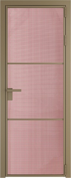 Алюминиевая дверь Profil Doors 13 AG Шампань Кризет Розовый