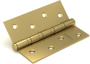 Петля Fuaro (Фуаро) универсальная IN4400U SB (4BB 100x75x2,5) мат. золото