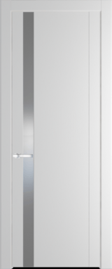 Межкомнатная дверь Profil Doors 1.2 P Монохром серебро (серебро матлак) Крем Вайт (RAL 120-02)