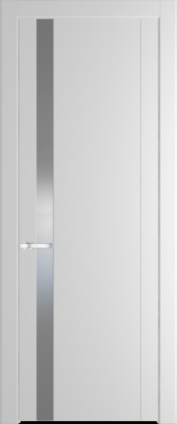 Межкомнатная дверь Profil Doors 1.2 P Монохром серебро (серебро матлак) Крем Вайт (RAL 120-02)