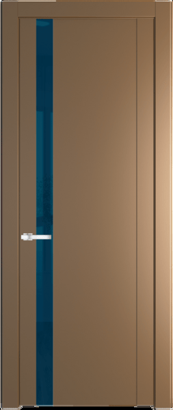Межкомнатная дверь Profil Doors 1.2 P Зеркало Blue Перламутр золото