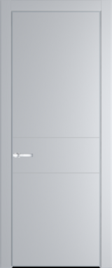 Межкомнатная дверь Profil Doors 14 PE Лайт Грей (RAL 870-01) Серебро