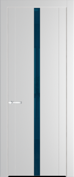 Межкомнатная дверь Profil Doors 1.8 P Зеркало синее Крем Вайт (RAL 120-02)