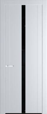 Межкомнатная дверь Profil Doors 1.8 P Lacobel Черный лак Вайт (RAL 110 96 02)