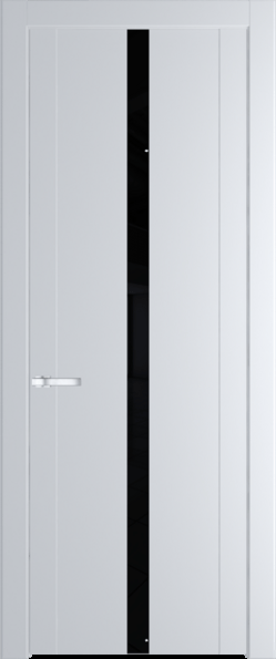 Межкомнатная дверь Profil Doors 1.8 P Lacobel Черный лак Вайт (RAL 110 96 02)