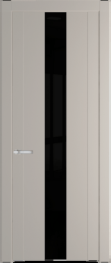 Межкомнатная дверь Profil Doors 1.9 P Черный лак Сэнд