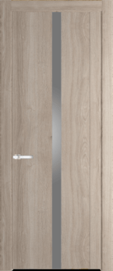 Межкомнатная дверь Profil Doors 1.8 N Lacobel Серебряный лак Дуб Сонома