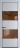 Межкомнатная дверь Profil Doors 22 PA Черный матовый RAL9005 Зеркало Bronza Лайт Грей (RAL 870-01)