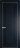 Межкомнатная дверь Profil Doors 26 PA Серебро Нэви Блу (RAL 7016)