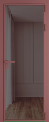 Алюминиевая дверь Profil Doors 1 AG Красный антрацит Золотистая бронза