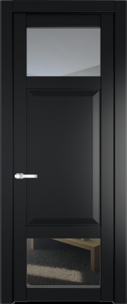 Межкомнатная дверь Profil Doors 1.3.4 PD Прозрачное Блэк