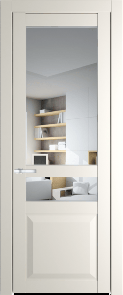 Межкомнатная дверь Profil Doors 1.5.4 PD Прозрачное Перламутр белый