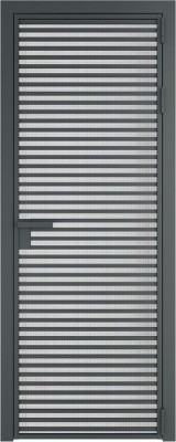 Алюминиевая дверь Profil Doors 12 AG Серая ночь Кризет