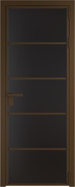 Алюминиевая дверь Profil Doors 14 AG Деорэ Монохром черный