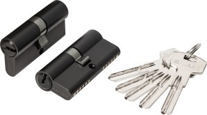 Цилиндровый Fuaro (Фуаро) механизм (200 ZA/70) 2000ZAKey70(30+10+30) BL черный 5Key